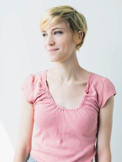 Portrait of young woman