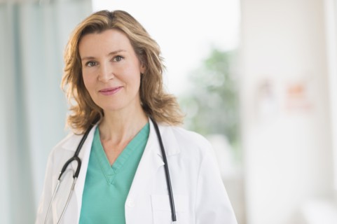 Portrait of female doctor.