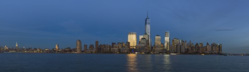 Manhattan skyline. USA, New York City.
