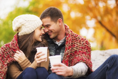 Portrait of couple in Central Park. USA, New York State, New York City.
Photo : Daniel Grill