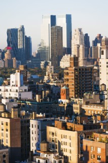 Aerial view of city. USA, New York State, New York City.
Photo : fotog