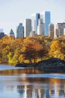 View of Central Park in autumn. USA, New York State, New York City.
Photo : fotog
