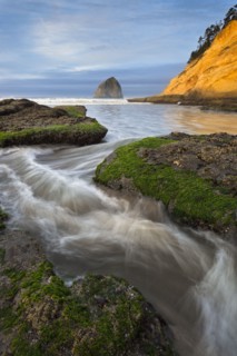 Haystack Rock. USA, Oregon, Pacific City.
Photo : Gary Weathers