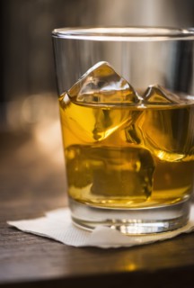 Scotch with ice.