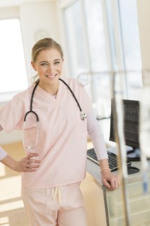 Portrait of female nurse.