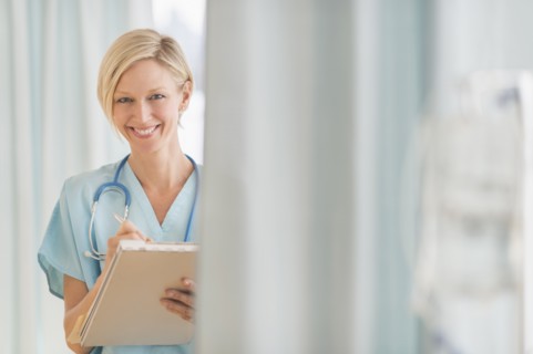 Portrait of female doctor.