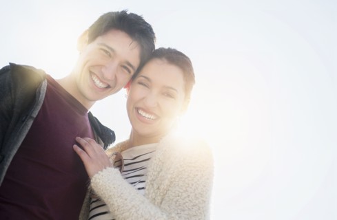 Portrait of young couple.