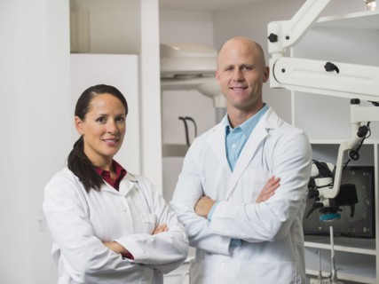 Portrait of dentists.