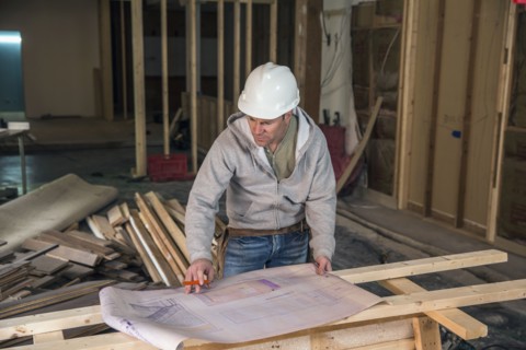 Businessman wearing cowboy hat