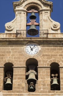 Bell tower of Cathedral of Almeria. Almeria, Spain.