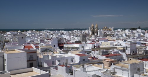 Townscape. Cadiz, Spain.