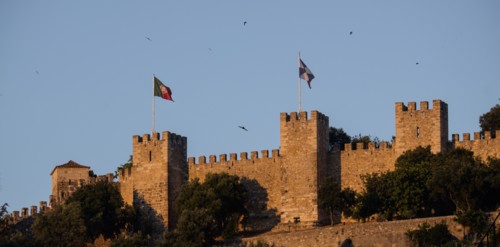 Castle of Sao Jorge. Lisbon, Portugal.