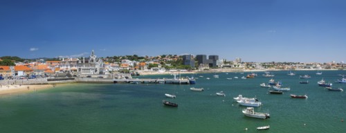 Ocean coastline . Cascais, Portugal.