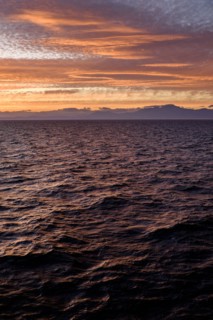 Mediterranean Sea, Sunset. Mediterranean.