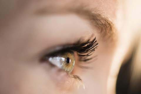Close-up of woman's eye.