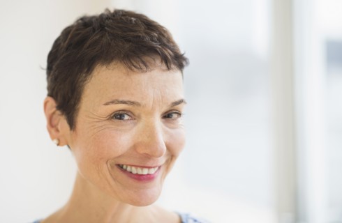 Portrait of senior woman.