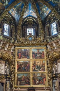 Interior of Santa Iglesia Cathedral. Valencia, Spain.