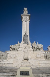 Monument to Constitution of 1813. Cadiz, Spain.