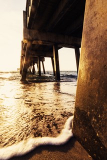 Pier at sunset