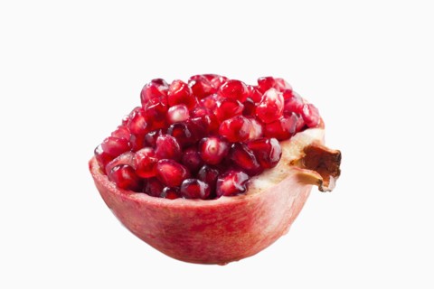 Studio shot of seeds of pomegranate