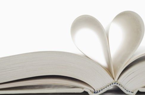 Close-up of open book