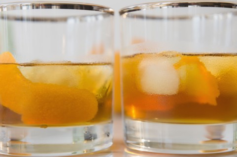 Studio shot of alcoholic drinks