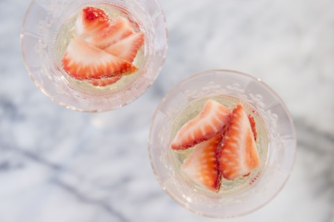 Studio shot of fruit cocktails