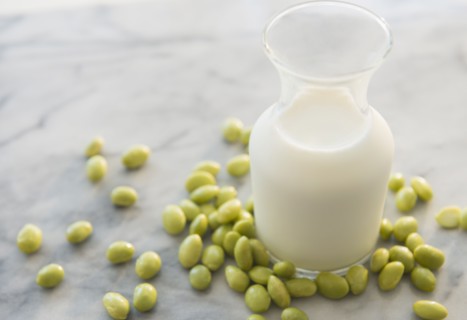 Studio shot of soy milk