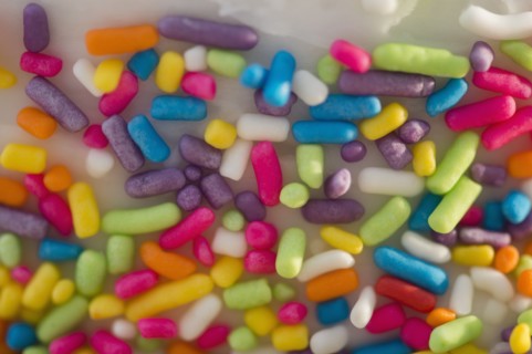 Studio shot of cake icing