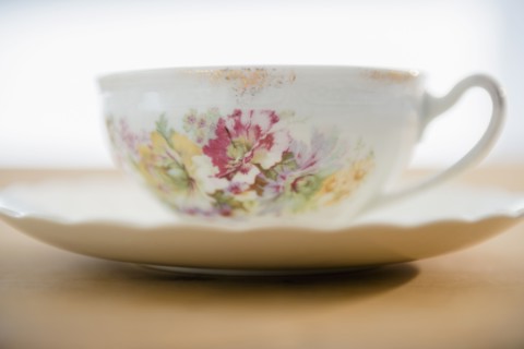 Studio shot of tea cup