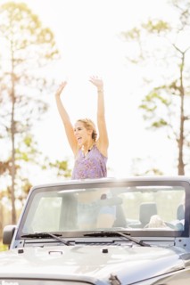 Couple in car