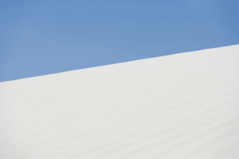 Landscape of white desert