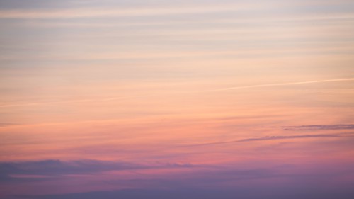 Sunset sky.