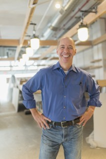 Portrait of smiling business owner.