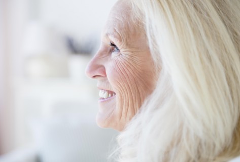 Portrait of smiling senior woman