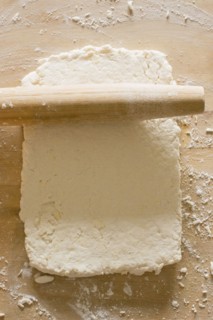 Dough and rolling pin