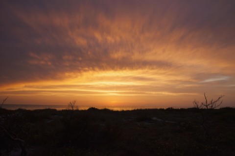 Scenic view of sunset sky