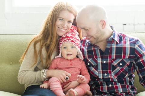 Family with baby son (2-3)