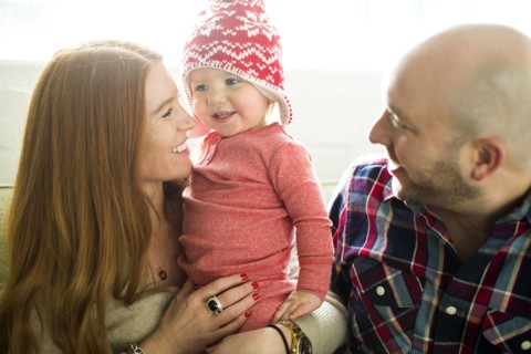 Family with baby son (2-3)