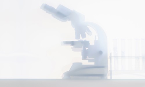Laboratory microscope.