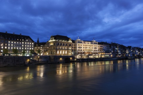 Old town at night
