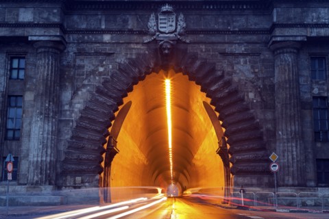 Tunnel under Sandor Palace