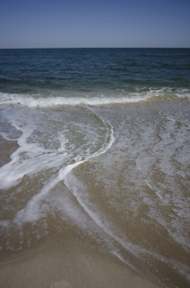 View of sea from beach