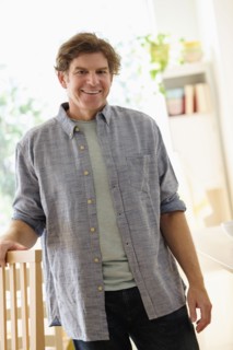 Portrait of mature man indoors.