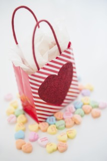 Gift bag with candies