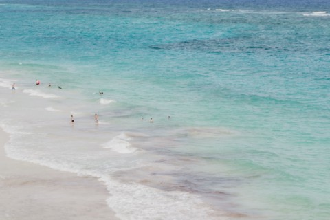 View of tropical beach