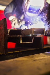 Welder working