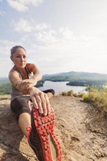 Young woman exercising outdoor