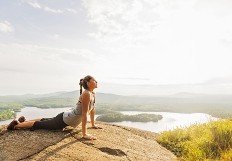 Young woman exercising outdoor