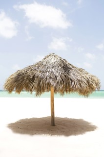 Sunshade on beach